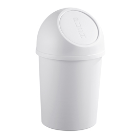 CONTENITORE PER RIFIUTI PUSH - DIAMETRO 31,5 CM - ALTEZZA 61,5 CM - 25 L - GRIGIO CHIARO - HELIT 67552