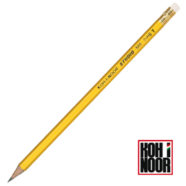 MATITA IN GRAFITE STUDIO H555T - GRADAZIONE HB - CON GOMMINO KOH I NOOR - CONF. 12 PEZZI 57670