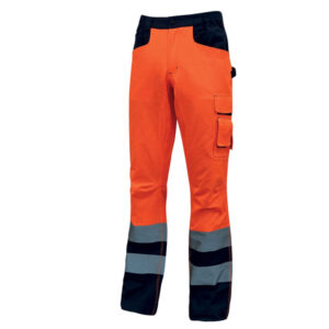 PANTALONE INVERNALE ALTA VISIBILITA' BEACON - ARANCIO  FLUO - TAGLIA L - U-POWER 89962