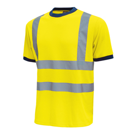 T-SHIRT ALTA VISIBILITA' MIST - TAGLIA L - GIALLO FLUO - U-POWER - CONF. 3 PEZZI 89976