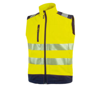 GILLETE ALTA VISIBILTA' SOFTSHELL DANY - GIALLO FLUO - TAGLIA L - U-POWER 89971