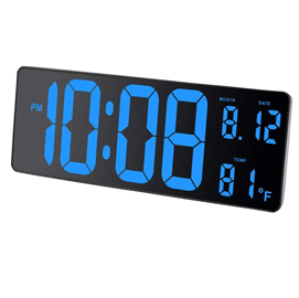 OROLOGIO A LED HORDGTL - 37,5 X 13,5 CM ALBA 92507