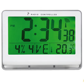 OROLOGIO DIGITALE LCD - 20X15X3 CM - BIANCO - ALBA 74459