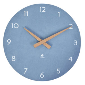 OROLOGIO DA PARETE HORMILENA - D 30 CM - BLU - LEGNO - ALBA 92506