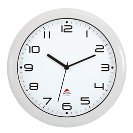OROLOGIO DA PARETE HORNEW - DIAMETRO 30 CM - BIANCO - ALBA 74380