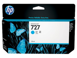 INK-JET HP CIANO DESING JET T920 T1500 727 130ML. HPB3P19A