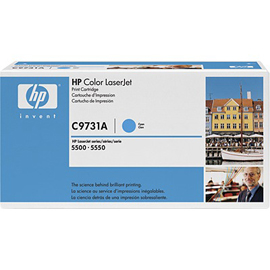 TONER HP LASERJET CARTUCCIA DI  STAMPA  SMART X STAMPANTE HP  CYANO HPC9731A