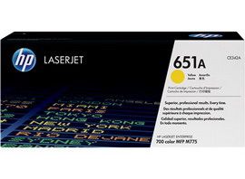 HP 651A TONER CARTRIDGE GIALLO 16.000 copie HPCE342A