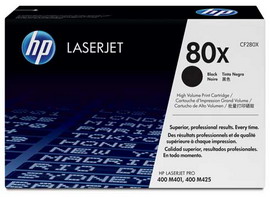 TONER HP NERO LASERJET PRO 400 M401 M425 80X 6.900 PAG. HPCF280X