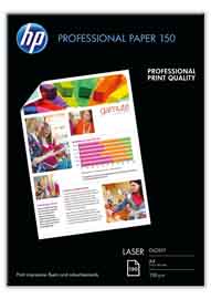 CARTA PROFESSIONALE LASER HP 150 GR. GLOSSY A4 CF. 150 FF HPCG965A