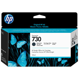 INK-JET HP 730MK NERO OPACO 130ML DJT1600-T1700-T2600 HPP2V65A