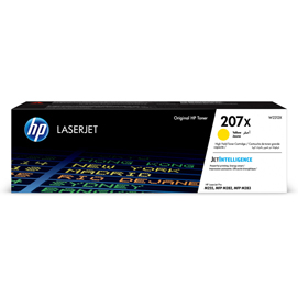 TONER HP GIALLO LASERJET PRO M255 MFP M282 M283 207X ALTA CAP. 2450PG HPW2212X
