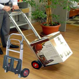 CARRELLO PORTATUTTO HT2101 - PIEGHEVOLE - ALLUMINIO - PORTATA MASSIMA 90 KG - SERENA GROUP 71784
