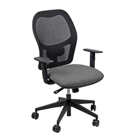 SEDUTA ERGONOMICA HUBBLE - TESSUTO POST CONSUMO - GRIGIO - UNISIT 93818