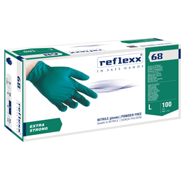 GUANTI IN NITRILE MIS. GRANDE "XL" 100 PZ" 99250"