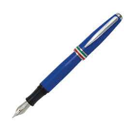 PENNA STILOGRAFICA ALDO DOMANI - PUNTA M - FUSTO AZZURRO ITALIA - MONTEVERDE 94811