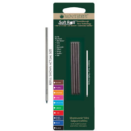MINIREFILL PER SFERA MULTIFUNZIONE  - PUNTA MEDIA - ROSSO - MONTEVERDE - CONF. 4 PEZZI 64773