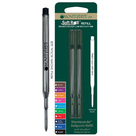 REFILL PER SFERA SHEAFFER - PUNTA MEDIA  - BLU - MONTEVERDE - CONF. 2 PEZZI 64780