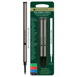 REFILL IN METALLO PER ROLLER  - PUNTA FINE  - BLU - MONTEVERDE - CONF. 2 PZ 64797