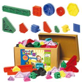 GIOCO SUPER GLISSO INGRANAGGI - PEZZI ASSORTITI - CWR - CONF. 140 PEZZI 79401