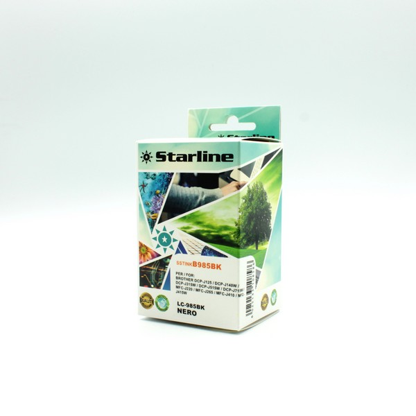 STARLINE - CARTUCCIA INK - PER BROTHER - NERO - LC985BK - 15ML SSTINKB985BK