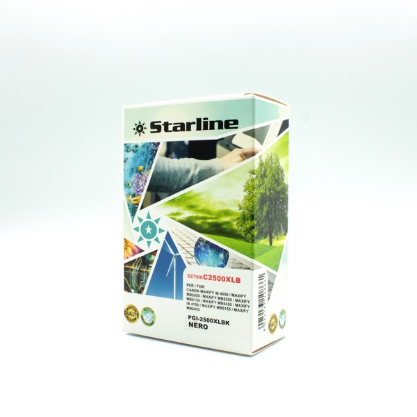 STARLINE - CARTUCCIA INK - PER CANON - NERO - PGI-2500XLBK - 74,6ML SSTINKC2500XLB