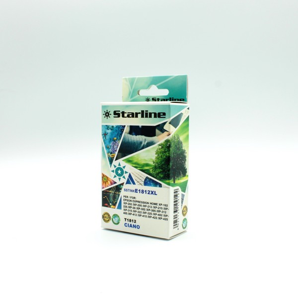 STARLINE - CARTUCCIA INK - PER EPSON - CIANO - C13T1812010 - 10ML SSTINKE1812XL