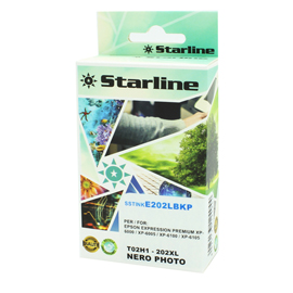 CARTUCCIA INK COMPATIBILE NERO PHOTO PER EPSON 202XL 13ML SSTINKE202LBKP