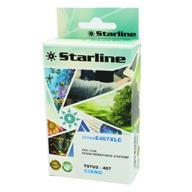 CARTUCCIA INK COMPATBILE CIANO PER EPSON 407 26ML SSTINKE407XLC