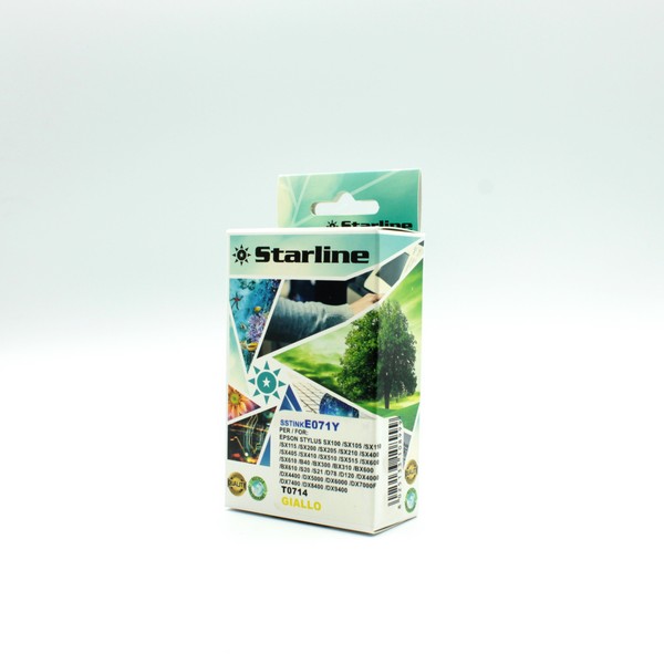 JNEP71Y STARLINE - CARTUCCIA INK - PER EPSON - GIALLO - C13T071440 - 11,4ML SSTINKE071Y