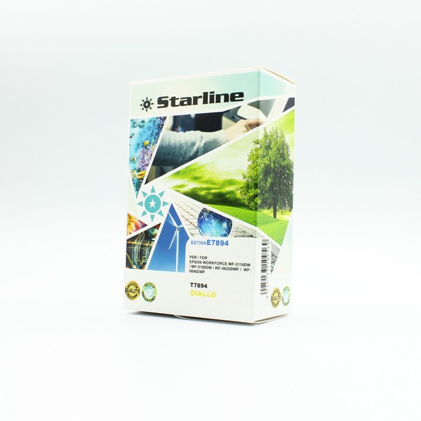 STARLINE - CARTUCCIA INK - PER EPSON - GIALLO - T7894 - 55ML SSTINKE7894