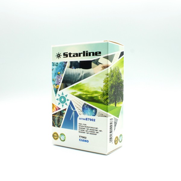 STARLINE - CARTUCCIA INK - PER EPSON - CIANO - T7902 - 19ML SSTINKE7902