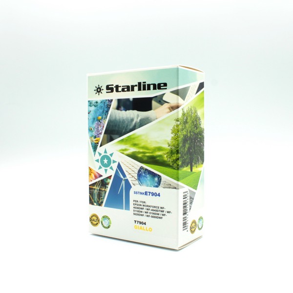 STARLINE - CARTUCCIA INK - PER EPSON - GIALLO - T7904 - 19ML SSTINKE7904