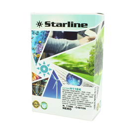 STARLINE TESTINA INK COMPATIBILE NERO PER HP N 11 SSTINKH11BK