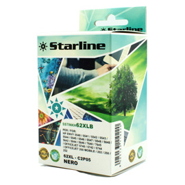 STARLINE - CARTUCCIA - INK NERO PER PRINT C-HP N. 62 SSTINH62B