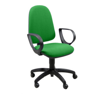 SEDIA OPERATIVA JUSB - CON RUOTE E BRACCIOLI - VERDE - UNISIT 73367