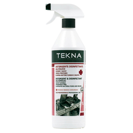 DISINFETTANTE DETERGENTE ALCOLICO - SENZA PROFUMO - 1 LT - TEKNA 95920