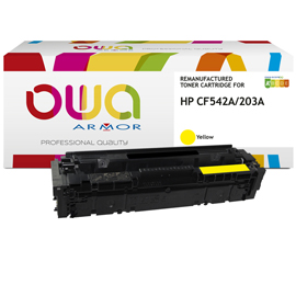 ARMOR - TONER COMPATIBILE PER HP 203A - GIALLO - CF542A - 1.300 PAG ARMK18115