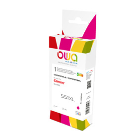 ARMOR - CARTUCCIA INK COMPATIBILE  PER CANON CLI-551XL - MAGENTA - K20483OW - 10,5ML ARMK20483