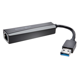 ADATTATORE DA USB-A A ETHERNET - NERO - KENSINGTON 102463
