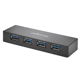 HUB - 4 PORTE - USB 3.0 CON FUNZIONALITA' DI RICARICA - KENSINGTON 102443