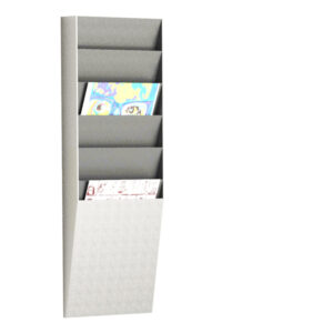 PORTADEPLIANT WALL ORGANIZERS - A 6 TASCHE A4 VERTICALI - L23,6 X P8,3 X H71,2CM - PAPERFLOW 90067