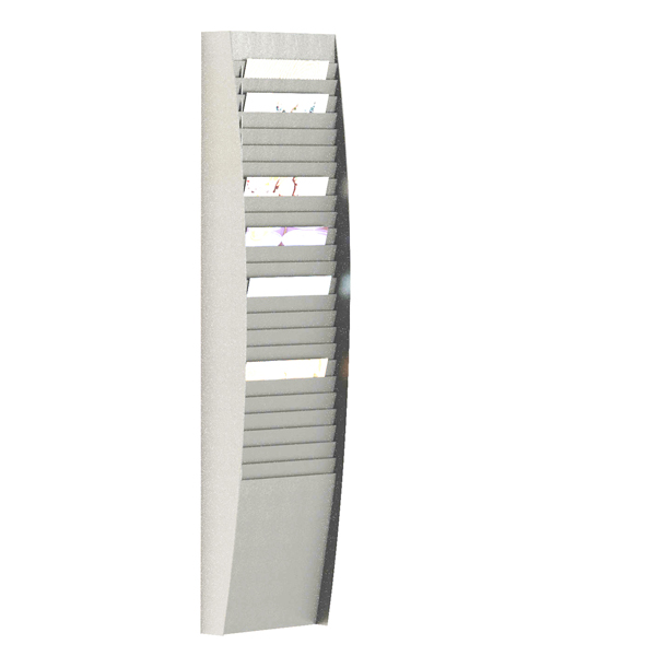 PORTADEPLIANT WALL ORGANIZERS - A 25 TASCHE A4 VERTICALI - L27,3 X P12,9 X H112CM - PAPERFLOW 90068