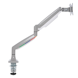 BRACCIO PER MONITOR SINGOLO ONE-TOUCH SMARTFIT - AD ALTEZZA REGOLABILE - GRIGIO - KENSINGTON 102373