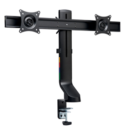 BRACCIO SALVASPAZIO PER MONITOR DOPPIO SMARTFIT - NERO - KENSINGTON 102370