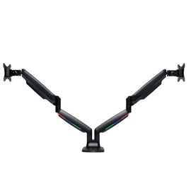 BRACCIO PER DOPPIO MONITOR ONE-TOUCH SMARTFIT - AD ALTEZZA REGOLABILE - NERO - KENSINGTON 102372