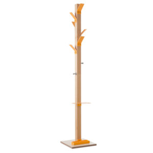 APPENDIABITI EASYCLOTH - 6 POSTI - LEGNO - ARANCIO - PAPERFLOW 92541