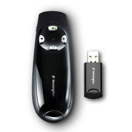 TELECOMANDO PRESENTER EXPERT CON PUNTATORE LASER VERDE - KENSINGTON 61304