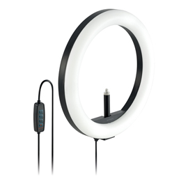 LUCE AD ANELLO BICOLORE L1000 - CON SUPPORTO WEBCAM - KENSINGTON 97386