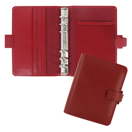 ORGANISER METROPOL POCKET - SIMILPELLE - ROSSO - 14,6 X 11,5 X 3,5MM - FILOFAX 82631